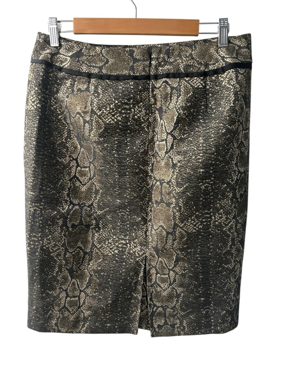 Ann Taylor Snake Print Pencil Skirt - Picture 2 of 5